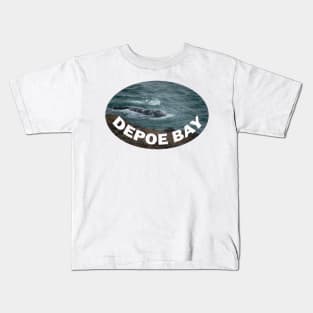 DEPOE BAY OREGON Kids T-Shirt